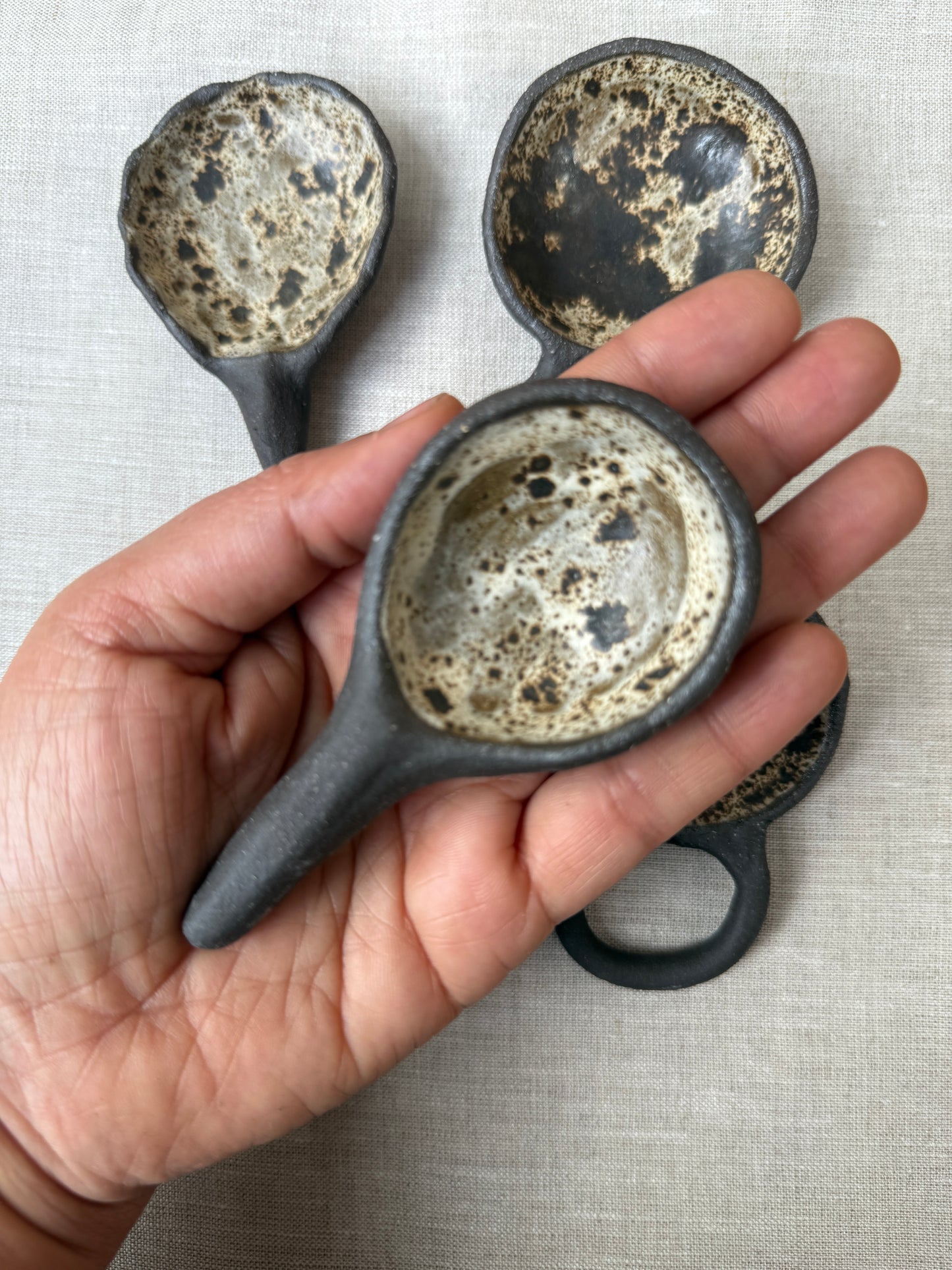 Ceramic Kitchen Scoop Set