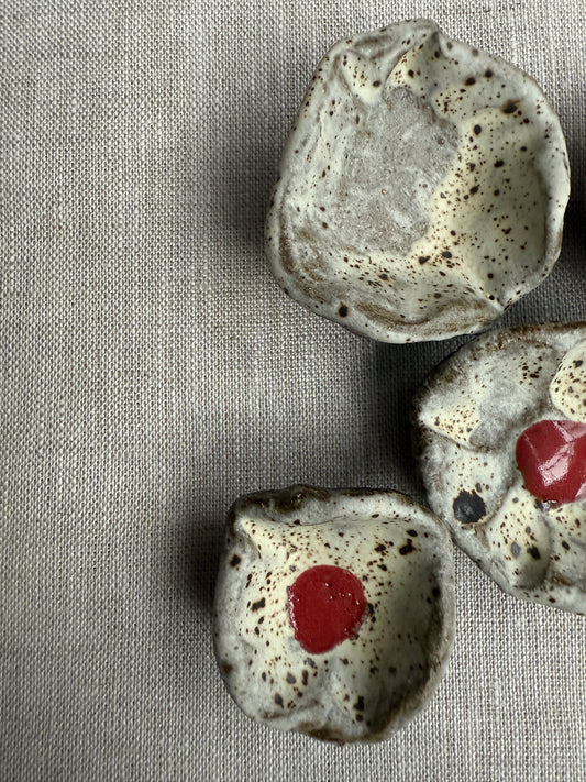 Winter Blooms: Floral Magnet Set of Five