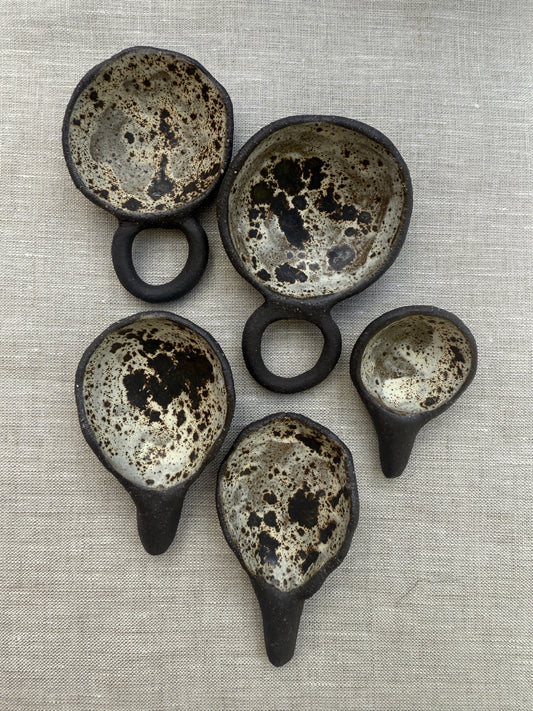 Ceramic Kitchen Scoop Set