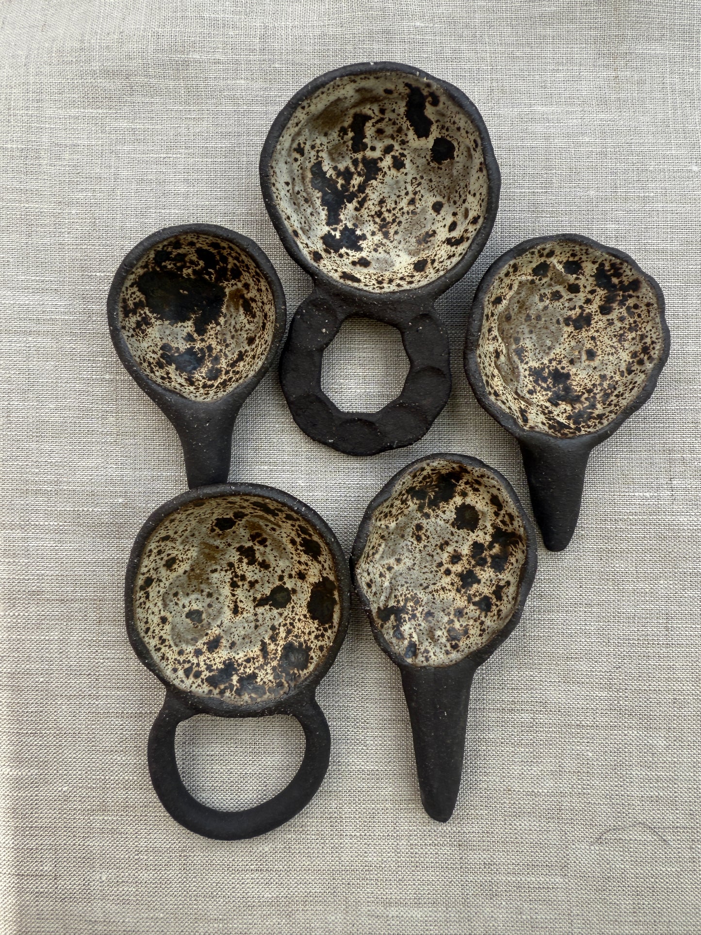 Ceramic Kitchen Scoop Set