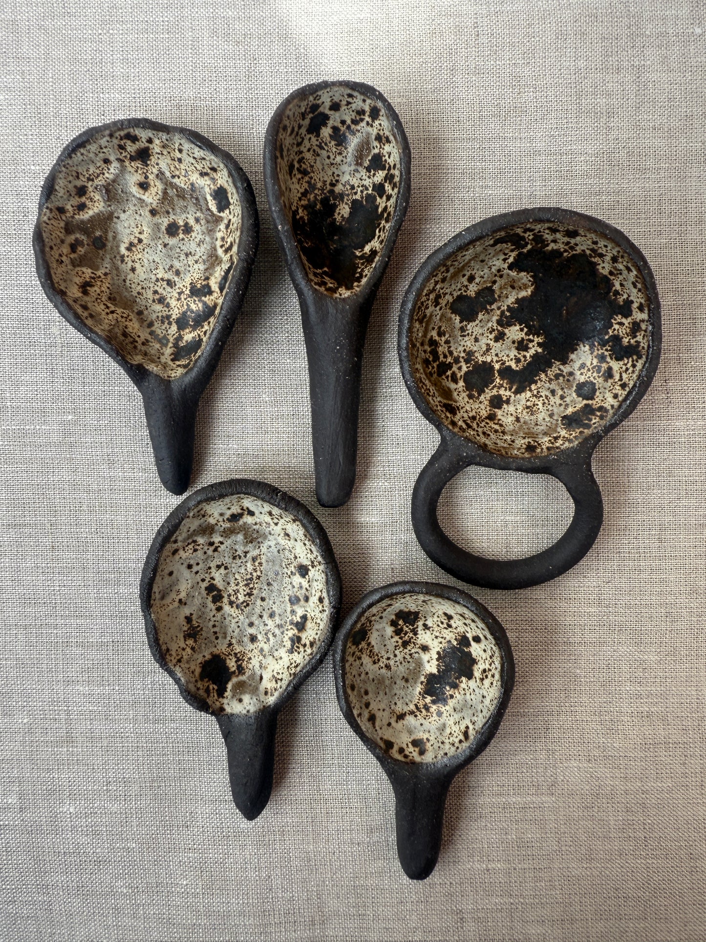 Ceramic Kitchen Scoop Set
