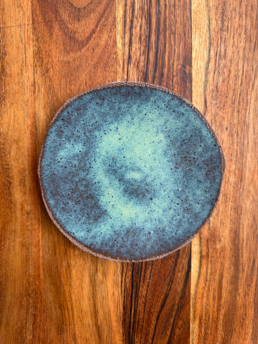 Set of 2 Small Stoneware Plates (10 cm)