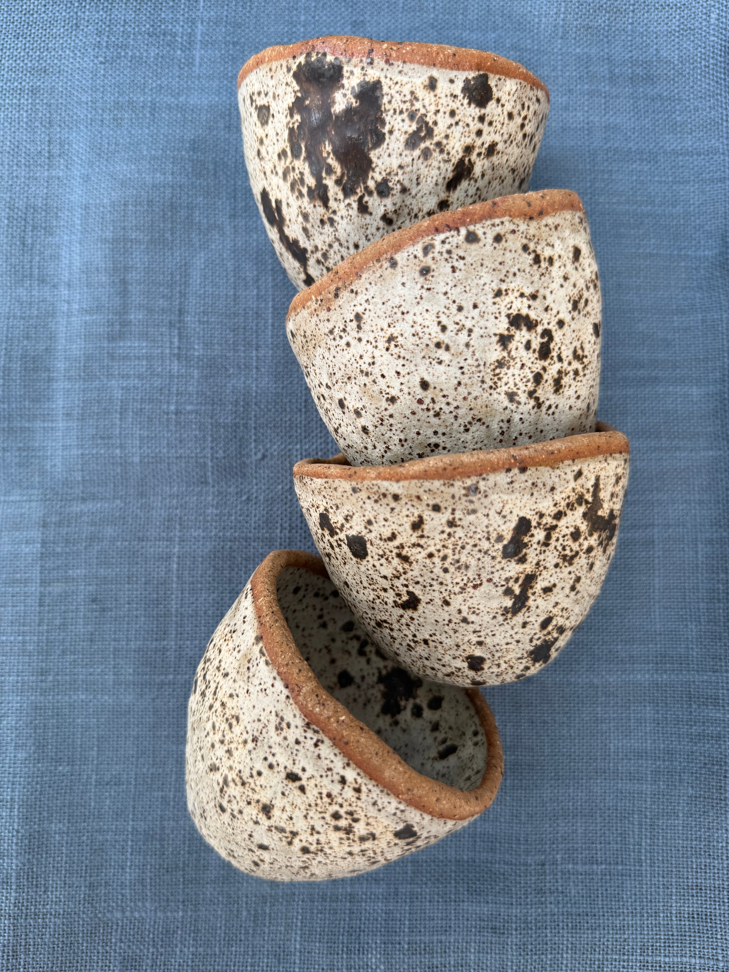 Small Speckled Clay Latte Cup