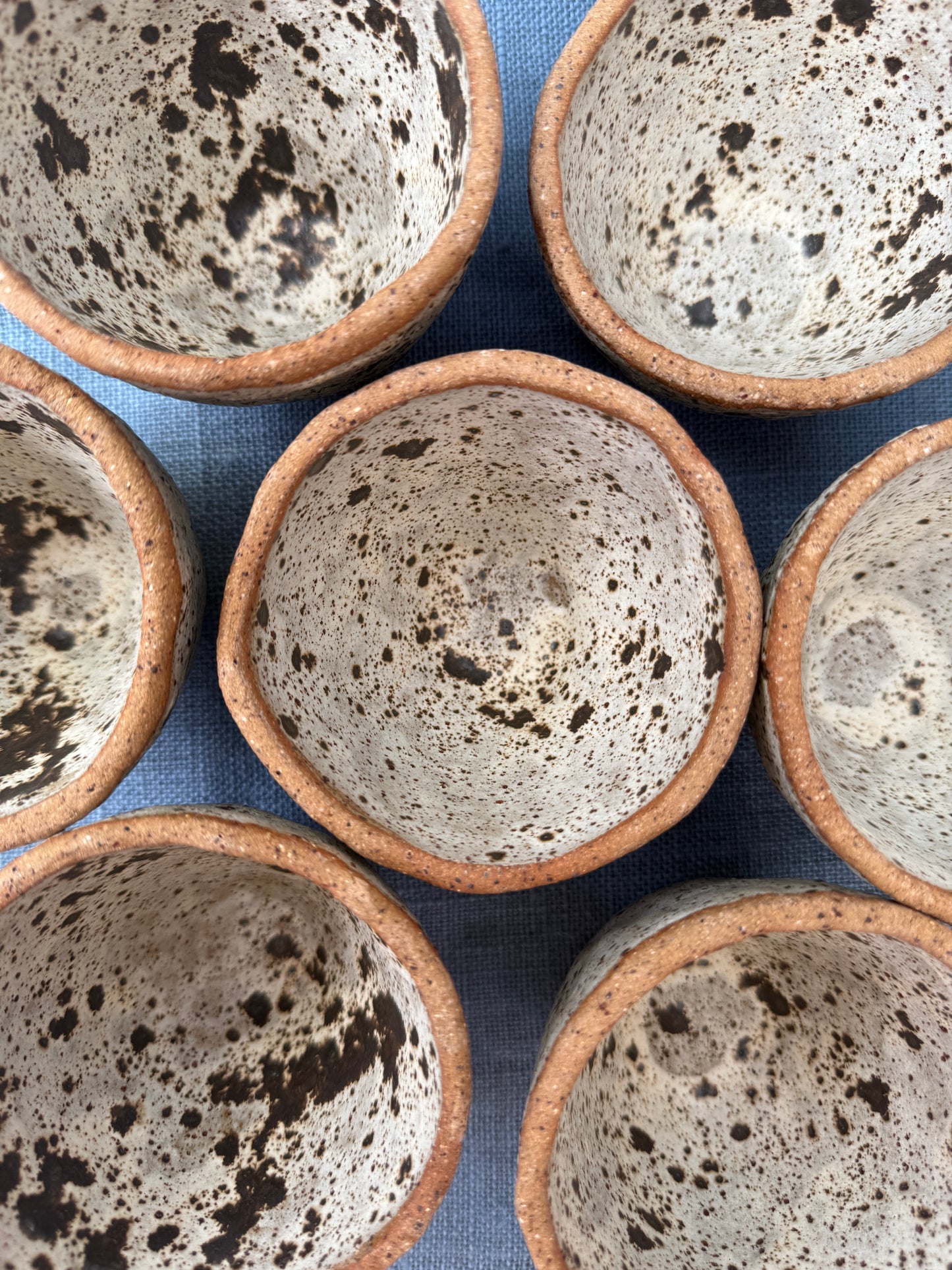 Small Speckled Clay Latte Cup