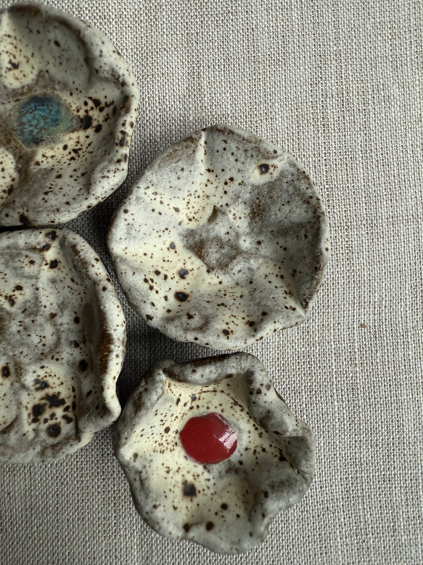 Winter Blooms: Floral Magnet Set of Five