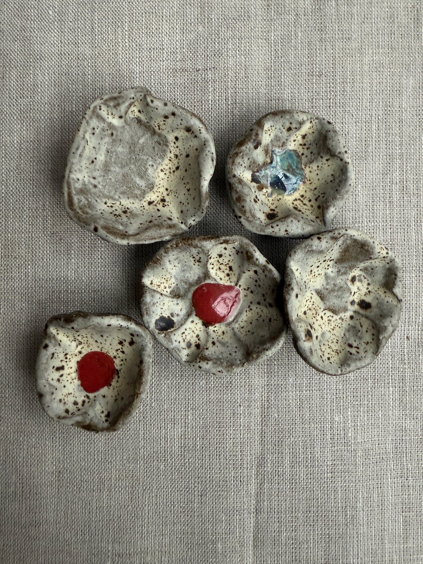Winter Blooms: Floral Magnet Set of Five